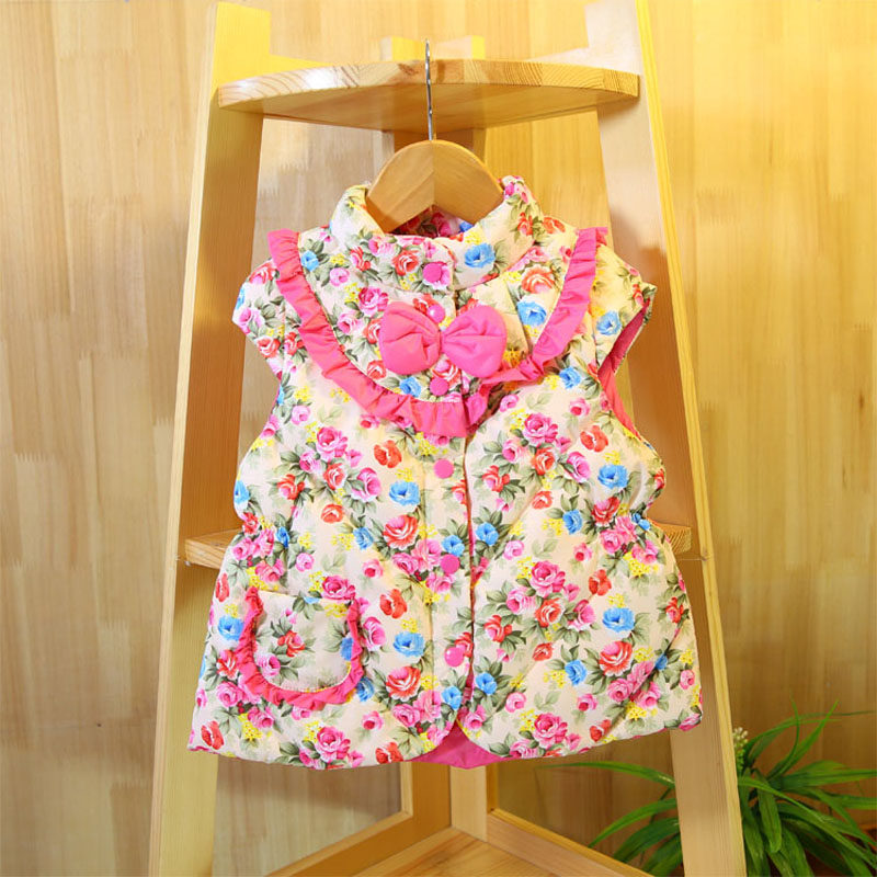 Gilet fille en flanelle - Ref 2071652 Image 1