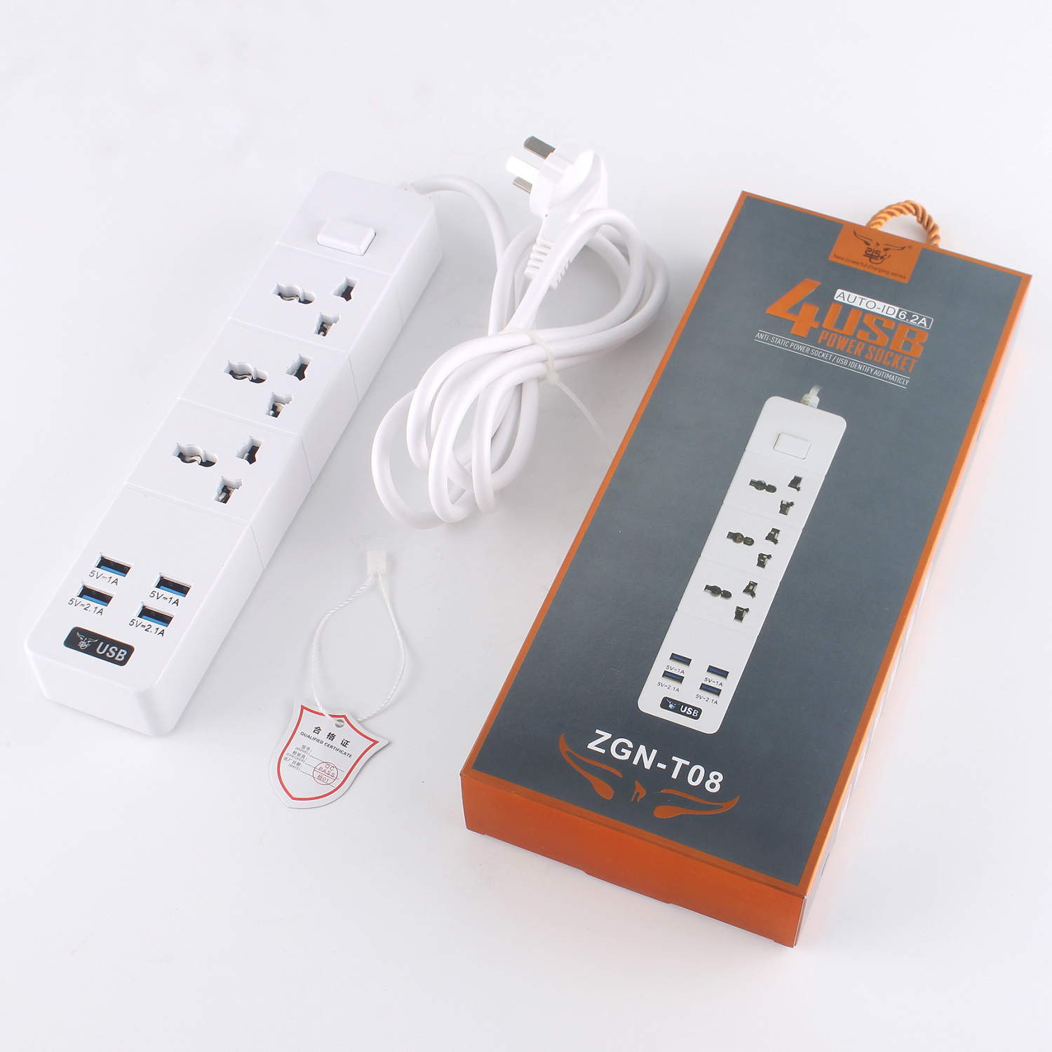 英式电源转换器插座BS13A英标排插 香港澳门新加坡家用接线板拖板