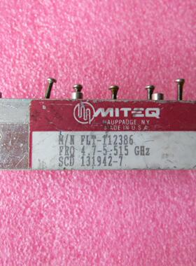 MITEQ FLT-112386  4.7-5.515GHz SMA 射频微波同轴带通滤波器