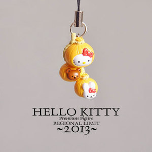 日本进口Kitty猫洋葱造型 Q版限定手机链 手机绳 钥匙扣 挂饰车挂