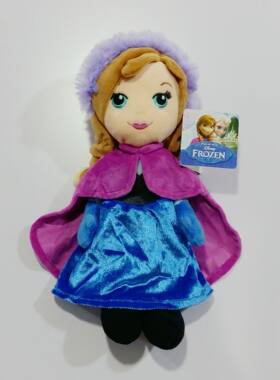 frozen冰雪奇缘安娜公主公仔玩偶