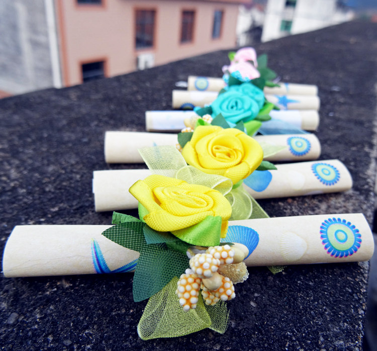 9cm大号信纸卷1个 漂流信纸 许愿瓶信纸 许愿/留言便条 纸条