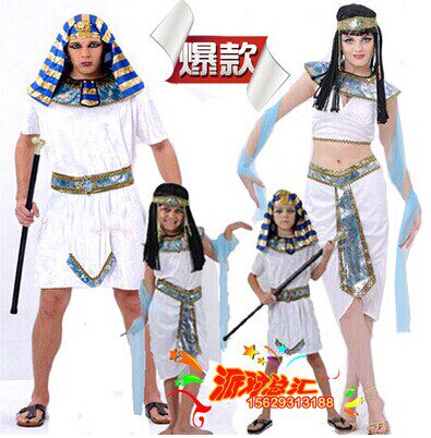 万圣节儿童服装男埃及法老衣服艳万圣/圣诞/儿童节用