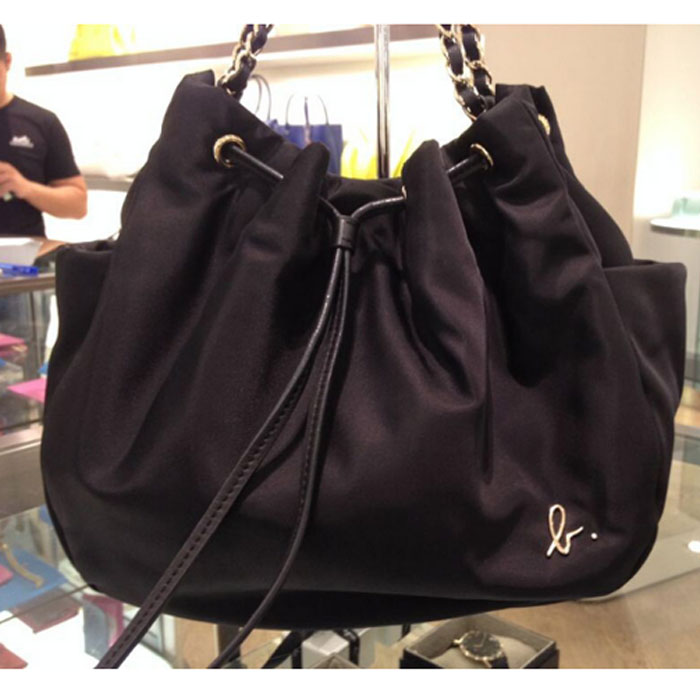 Qingdao Purchasing Agnes B Chain Shoulder Bag Bucket Shut Genuine Support Counter Inspection