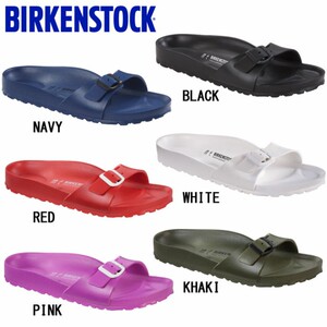德国正品香港购birkenstock博肯鞋madrid单扣全eva防水沙滩胶拖鞋