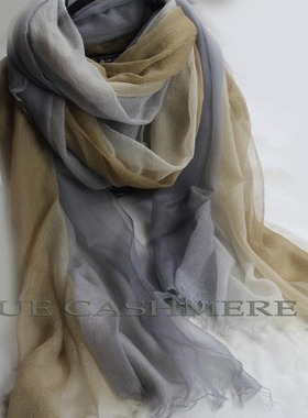 限量270cm超长`婵翼极珍品戒指绒薄/羊绒围巾披肩/渐变欧美包邮！