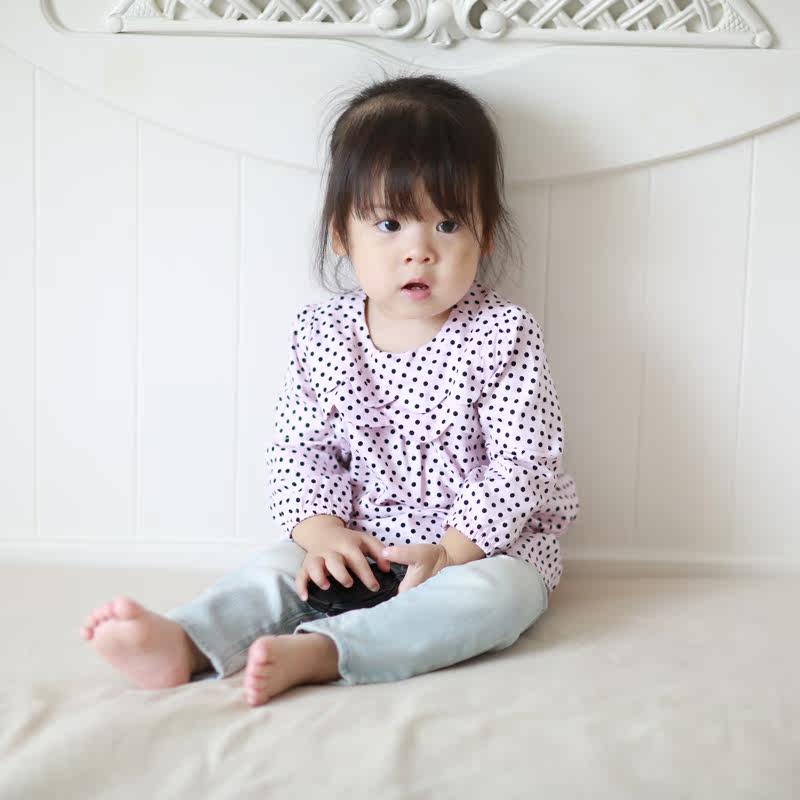 Chemise fille à manche longue - Ref 2085190 Image 1