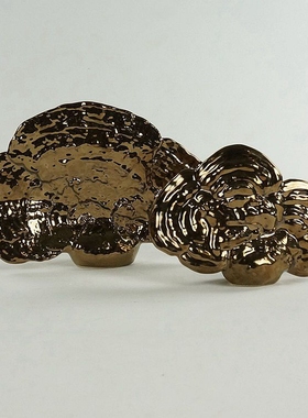 陶瓷书房格子灵芝轻奢风工艺品