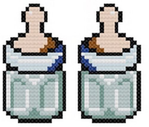 钥匙扣手机链十字绣挂件卡通