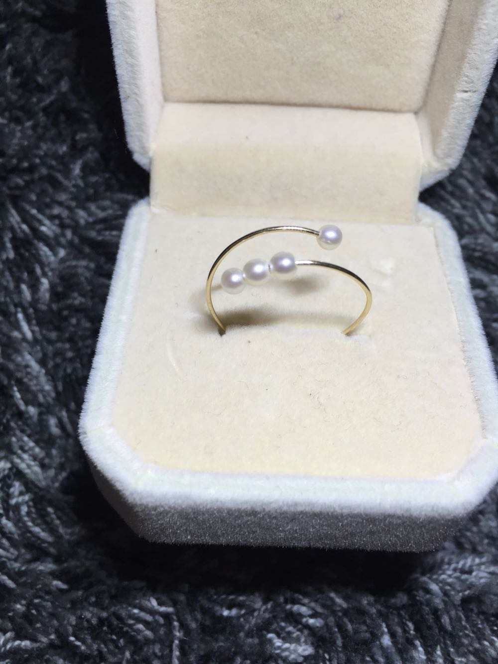 14k注金3-3.5mm天然淡水