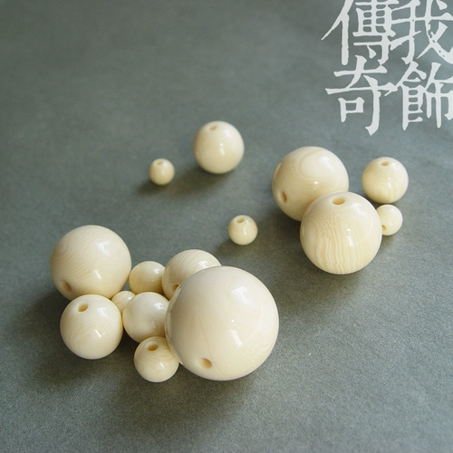 Четки, бусины, аксессуары, синтезированный аксессуар, белое украшение-шарик, браслет