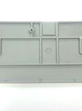 D-RJST6/弹簧式免螺钉配套/挡板/接线端子/6平方/V0阻燃/灰色