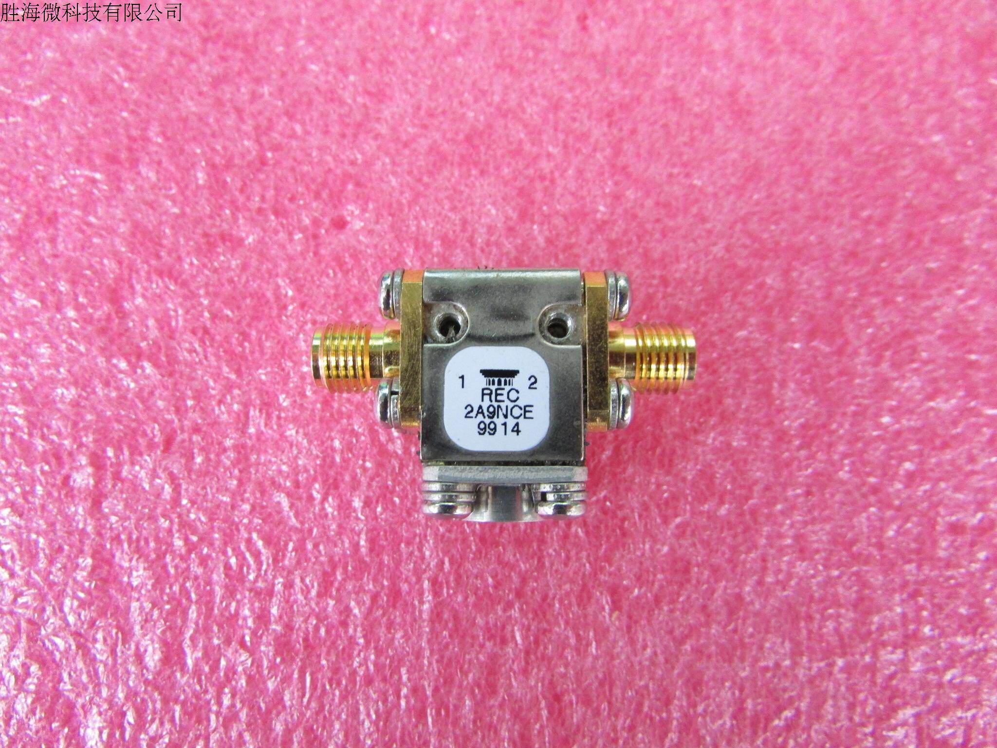 REC进口 2A9NCE  10.2-15.5GHz SMA RF 射频微波同轴隔离器
