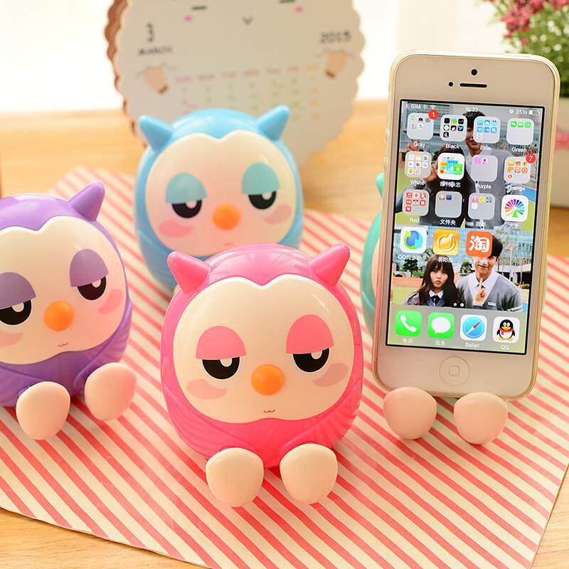 新款韩国创意手机座桌面可爱猫头鹰懒人手机支架托架多功能储蓄罐在类目 3C数码配件, 手机配件, 手机支架/手机座中 - 来自Buy2taobao.com提供专业的淘宝代购服务