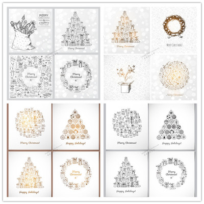 A1931矢量手绘素描风格圣剑节礼物贺卡海报模板 AI设计素材