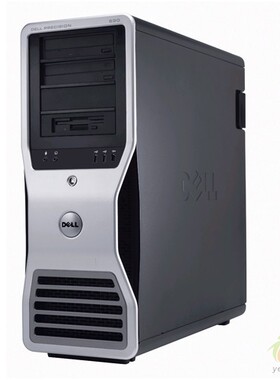 Dell 490 图形工作站主机 双U八核独显游戏电脑 设计渲染做图