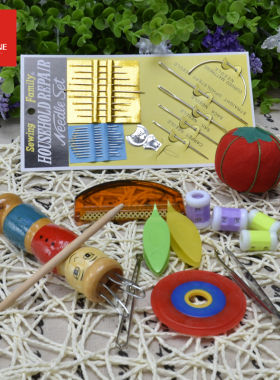 澳瑟芬编织工具缝针穿带器镊子编绳器毛线梭编记行器插针包毛球刷