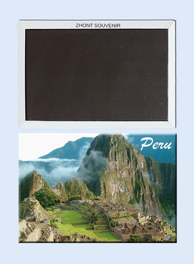 家居贴饰 南美 秘鲁 马丘比丘美景 磁性冰箱贴 磁贴22099个性创意