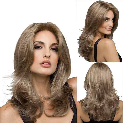 热销欧美时尚风波浪卷wig长卷发