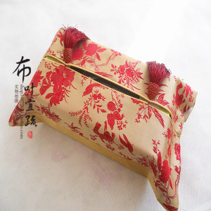 布艺中式欧式大号纸巾套纸巾抽套纸巾盒套时尚复古新中式