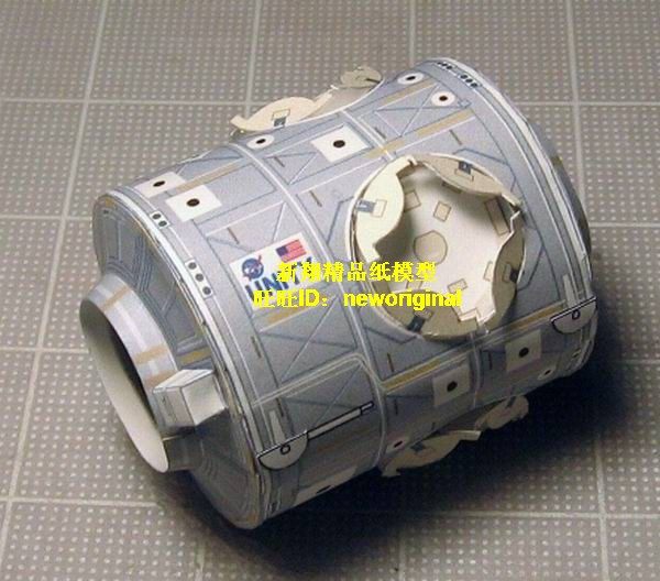 国际空间站 美国团结号节点舱 服务舱 太空站太空舱卫星 模型