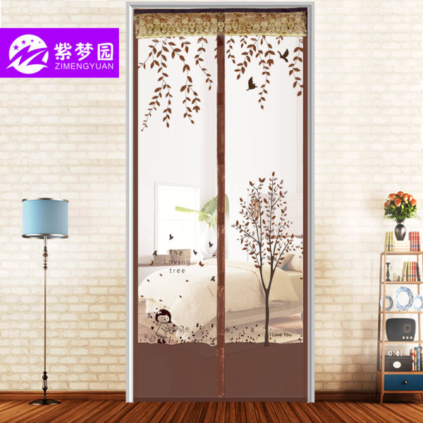 紫梦园 磁性软纱门帘 天猫优惠券折后￥5.1包邮（￥10.1-5）多尺寸可选