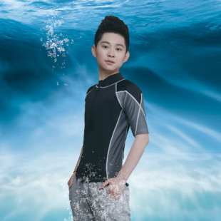 学生泳衣 TT中性 束胸游泳衣 拉链束胸 绷带 夏季 长款 特价