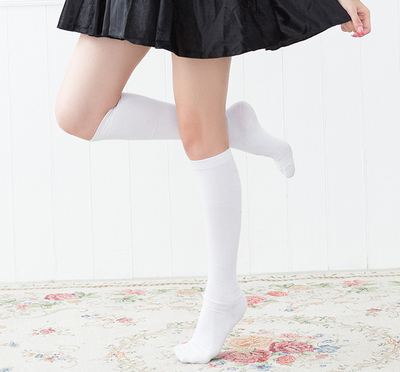taobao agent Vocaloid, white short socks, Japanese clothing, increased thickness, cosplay