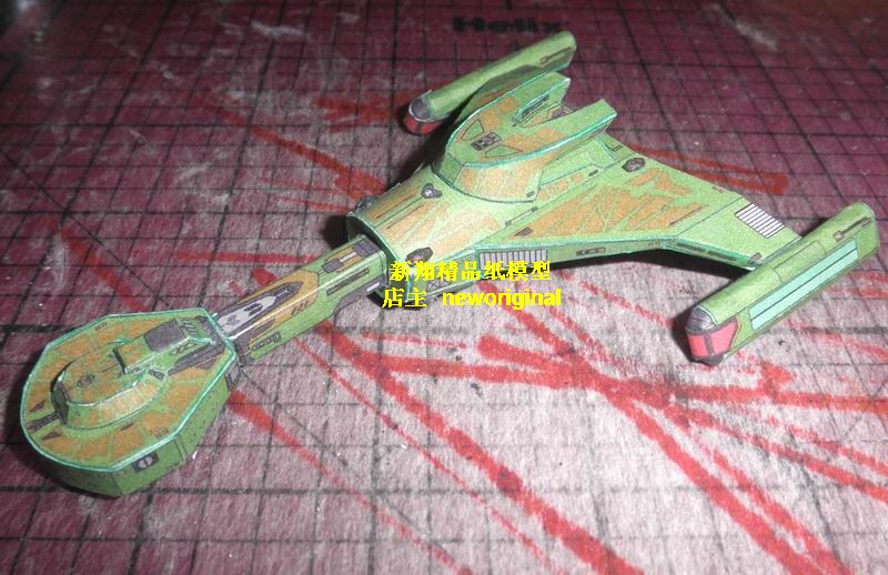 飞碟UFO太空宇宙飞船 星际迷航飞船startrek 克林贡护航舰模型