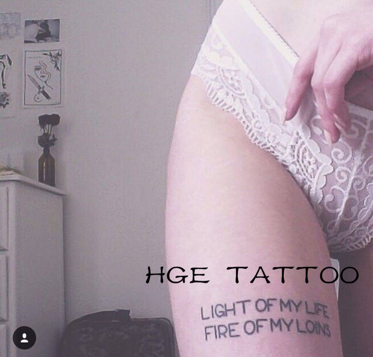 HGE TATTOO独家手绘纹身贴 英文字母 防水持久唯美字母贴纸纹身贴|ruв категории Косметика, роспись по телу - от Buy2taobao.com для оказания профессиональной услуги покупки агента Taobao
