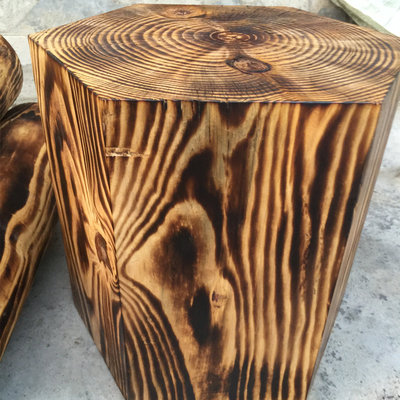 根雕实木木墩原木树桩底座凳子