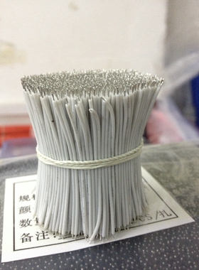 UL3239 28AWG电子线 长80MM短线 耐高温硅胶线 外径1.37MM电线