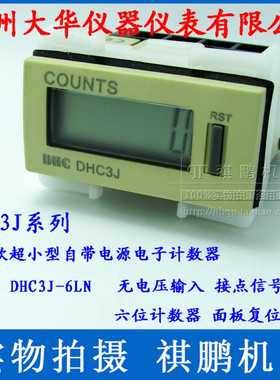 温州大华累计计数器 COUNTS DHC DHC3J-6L 6VL 6AL 新款6位计数器