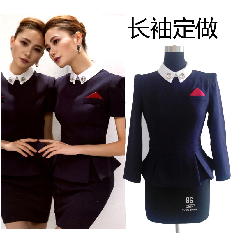 夜场小姐装公主服 夜总会KTV收银服装制服舞台DJ工作服促销工作服