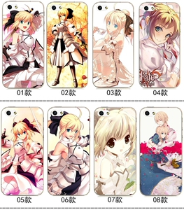适用苹果15promax手机壳iphone14plus保护套13mini全包ip12防摔11外壳se3硅胶xr玻璃xsmax个性定制吾王saber
