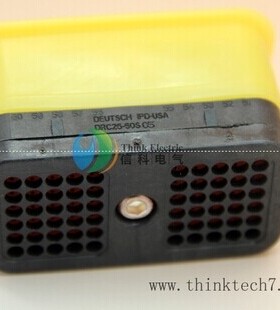 Deutsch德驰矩形重载连机器60芯母插头DRC26-60S06