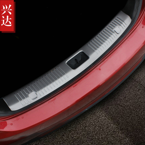 适用于2015-16款长安悦翔V7装饰不锈钢后杠踏板 1.6L内置后护板