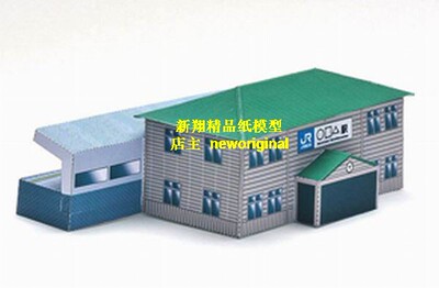 火车站前门大厅站台月台模型   AA49