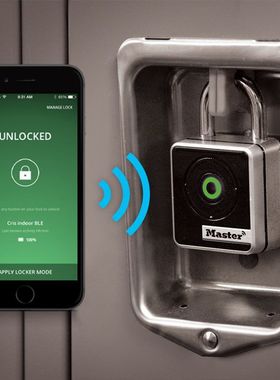 玛斯特锁Master Lock智能蓝牙挂锁 室内4400D/户外4401DLH.