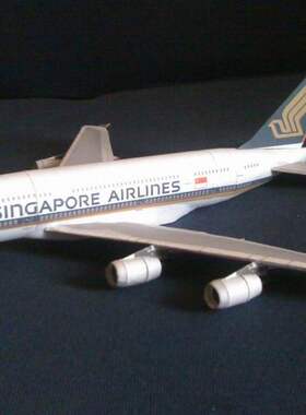 【新翔精品纸模型】新加坡航空空中客车A380客机模型 AirbusA380