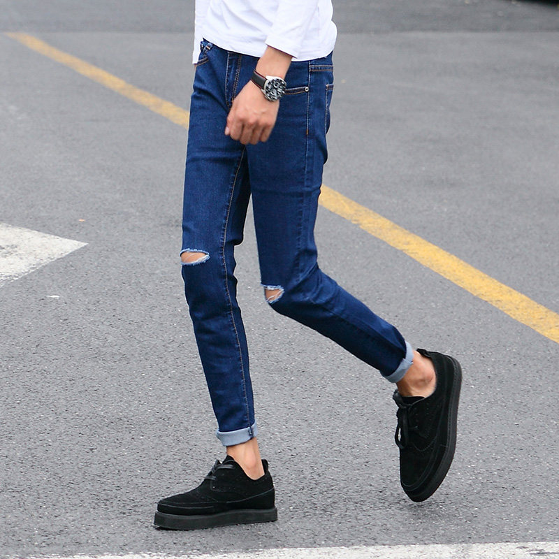 Jeans pour jeunesse pieds Slim pour automne - Ref 1464696 Image 1