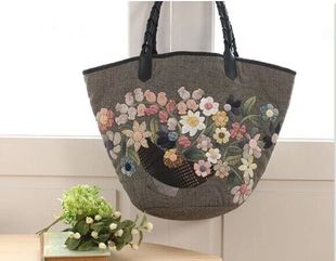 繁花大提包 只卖图纸手工布艺DIY t135 1图纸 不是成品 实物1