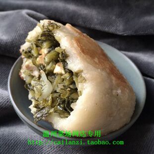温州味道 咸菜糯米饼 虾皮糯米塌 本地咸菜饼 生熟任选 350g