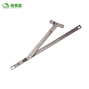 按钮304不锈钢风撑二连杆断桥铝合金窗定限位器五金配件