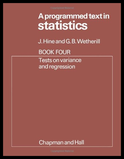 【预售】A Programmed Text in Statistics Book 4