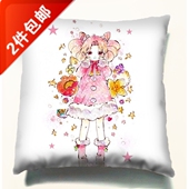 性感可爱萌图抱枕 动漫周边抱枕 饰 美少女战士装 订制45 卡通靠枕