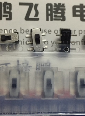 全新美国C&K 贴片6脚2档拨动开关 JS202011SCQN 2.54MM双排滑动