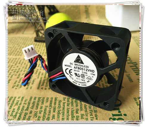 现货 台达 5020 AFB0512VHD 12V 0.24A 3线服务器电源散热风扇