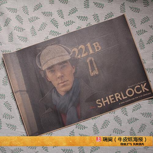 神探夏洛克海报sherlock poster卷福经典美剧英剧复古影视装饰画