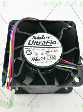 全新 日本NIDEC V60E12BS1B5-07T11 12V 1.60A 6038 6CM 暴力风扇
